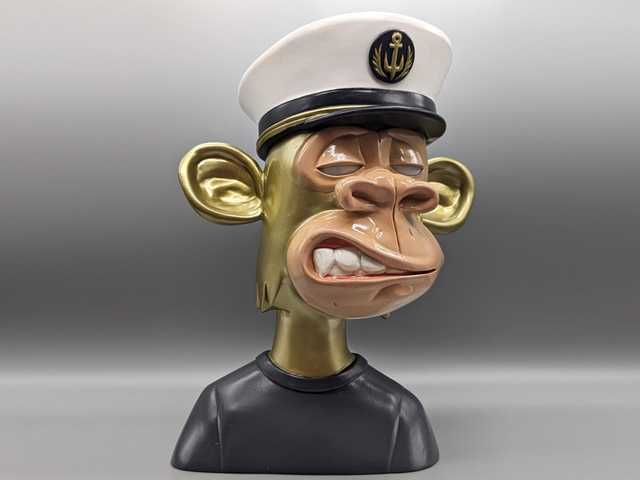 Ape Homage: Bored Ape Yacht Club #3749 Statue Sculpture